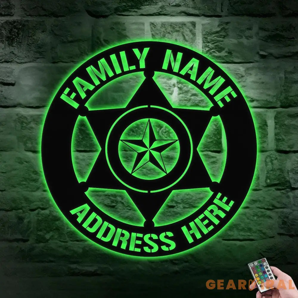 American Metal House Metal Sign Veteran Metal Sign Housewarming Outdoor Door Decor Address Wall Art Perfect Gift for