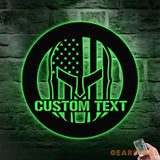 American Metal House Metal Sign Veteran Metal Sign Housewarming Outdoor Door Decor Patriotic Wall Art Perfect Gift for