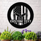 American Metal House Metal Sign Veteran Metal Sign Housewarming Outdoor Door Decor Patriotic Wall Art Perfect Gift for