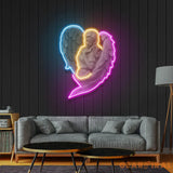 Angel Led Neon Acrylic Artwork
