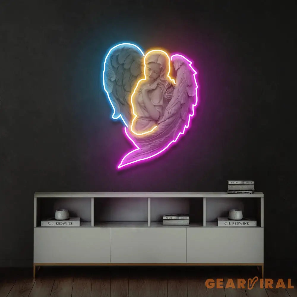 Angel Led Neon Acrylic Artwork