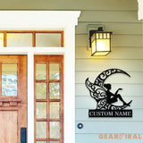 Angle Monograms Name Metal Sign Personalized Princess Room Name Led Sign Outdoor Decor Angle Wall Art Perfect Gift for