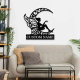 Angle Monograms Name Metal Sign Personalized Princess Room Name Led Sign Outdoor Decor Angle Wall Art Perfect Gift for