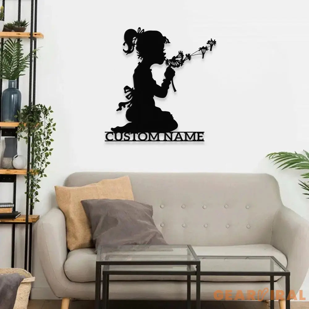 Angle Monograms Name Metal Sign Personalized Princess Room Name Led Sign Outdoor Door Decor Address Wall Art Gift for