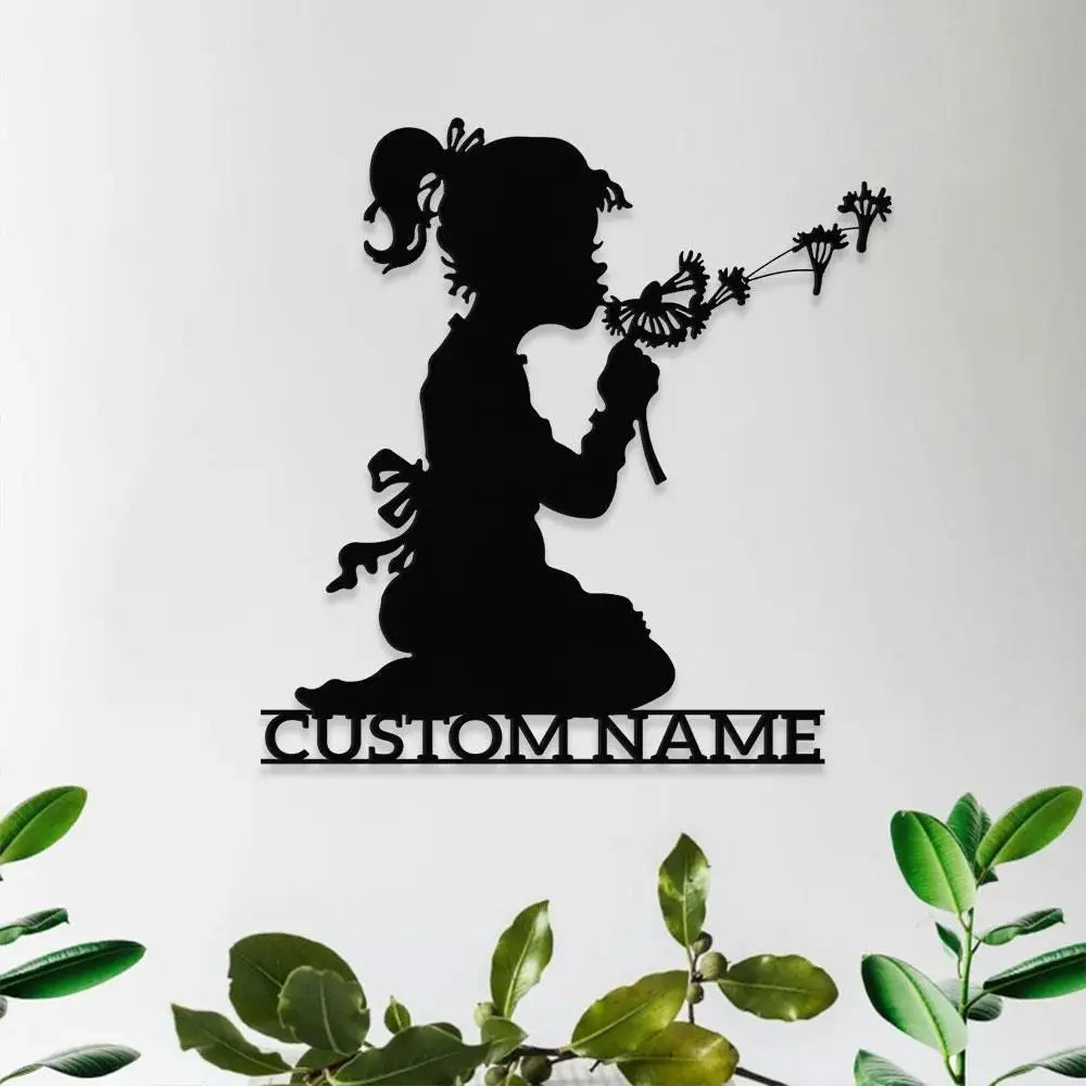 Angle Monograms Name Metal Sign Personalized Princess Room Name Led Sign Outdoor Door Decor Address Wall Art Gift for