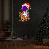 Astronaut Christmas 4 Led Neon Acrylic Artwork