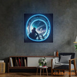 Astronaut In The Spacecraft LED Neon Sign Light Pop Art