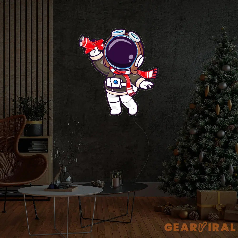 Astronaut Pilot Led Neon Acrylic Artwork
