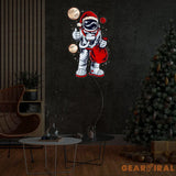 Astronaut Santa Christmas 3 Led Neon Acrylic Artwork