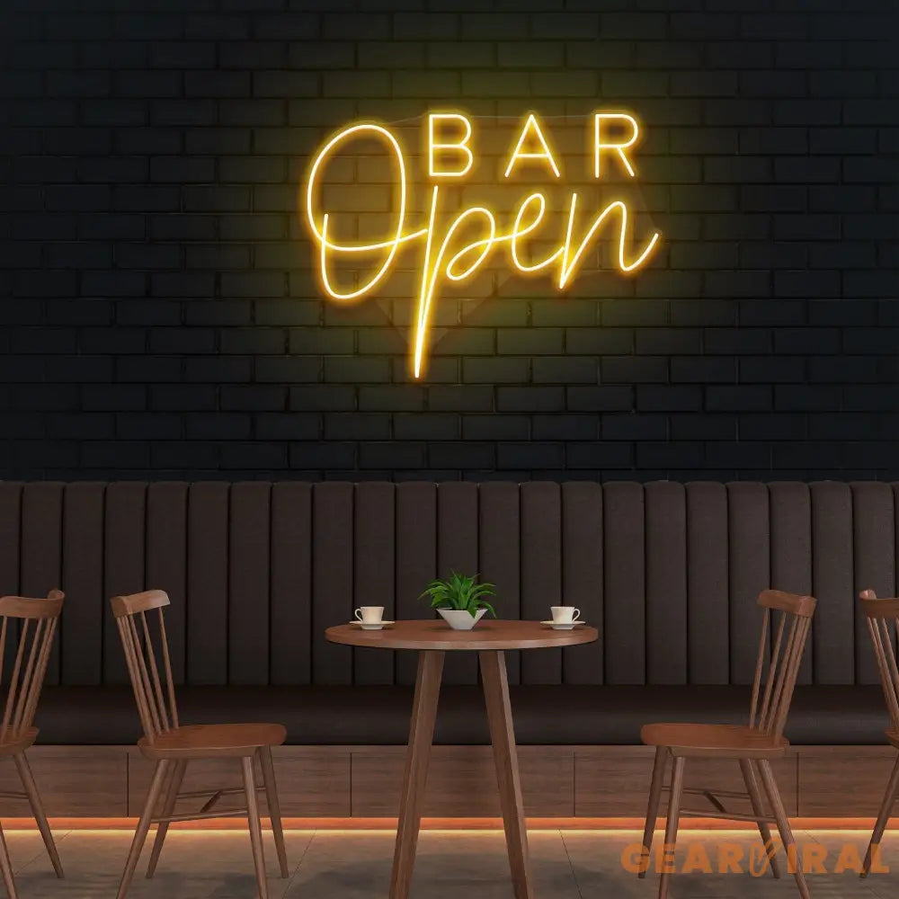 Bar Open Led Neon Sign Light