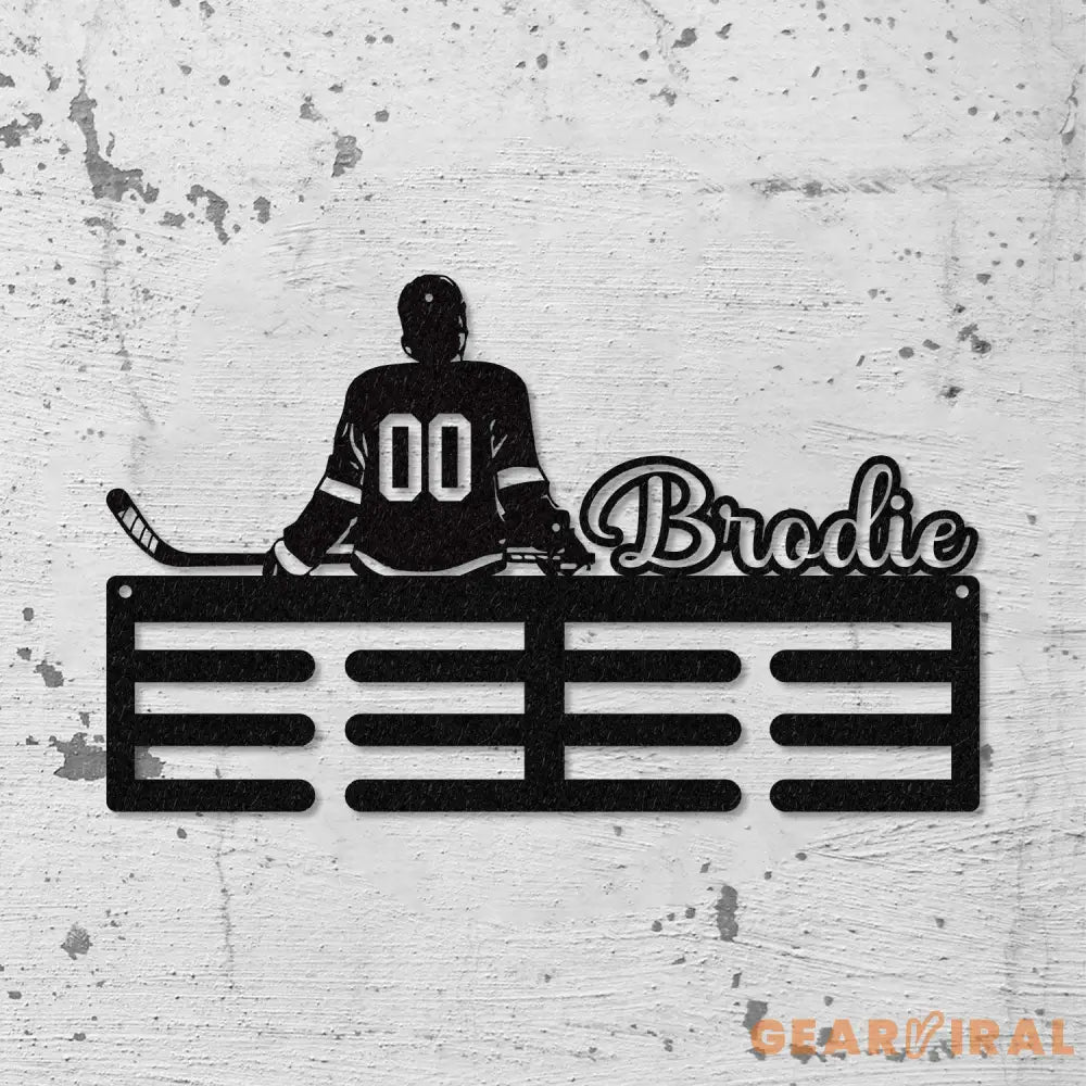 Baseball Custom Name Medal Hanger - Medal Display Sports Medals Kids Room Sports Decor Baseball Athletic Awards