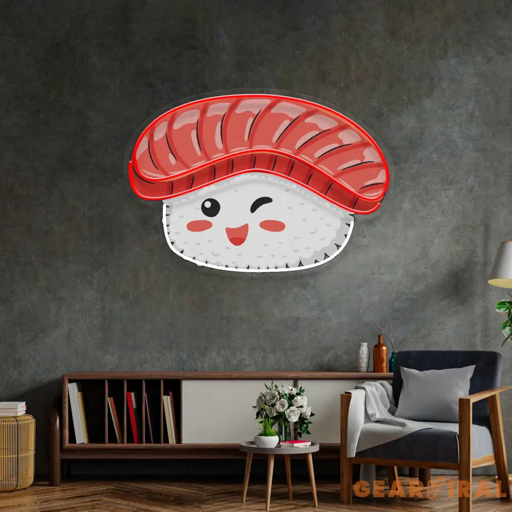 Beef Sushi Led Neon Acrylic Artwork