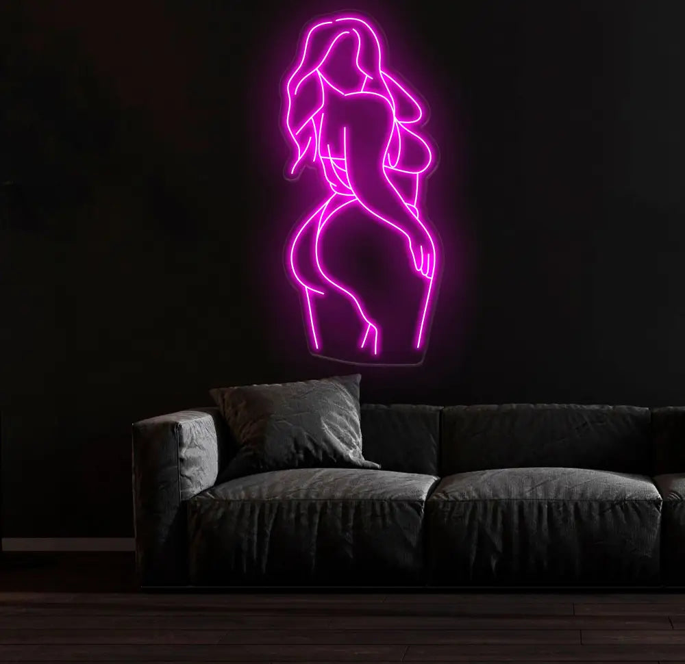 Bhubby Girl Body Neon Sign Girl Body Neon Sign Body Bedroom Neon Sign Bedroom Neon Lights Home Neon Lights Woman Wall