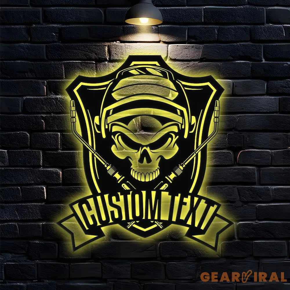 Boilermakers Metal Welder Sign Personalized Family Name Metal Sign Outdoor Door Decor Firefighter Wall Art Housewarming