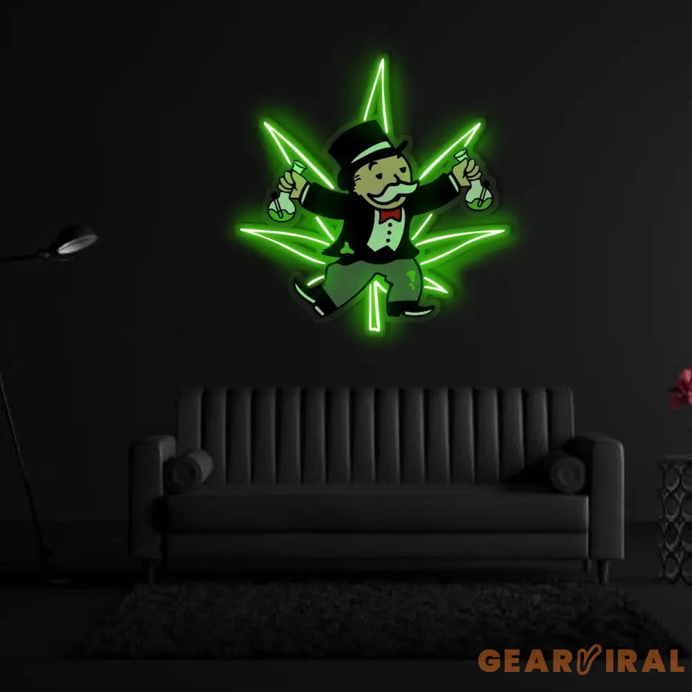 ’Bongopoly’ Neon x Acrylic Artwork