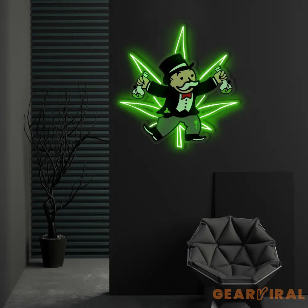 ’Bongopoly’ Neon x Acrylic Artwork