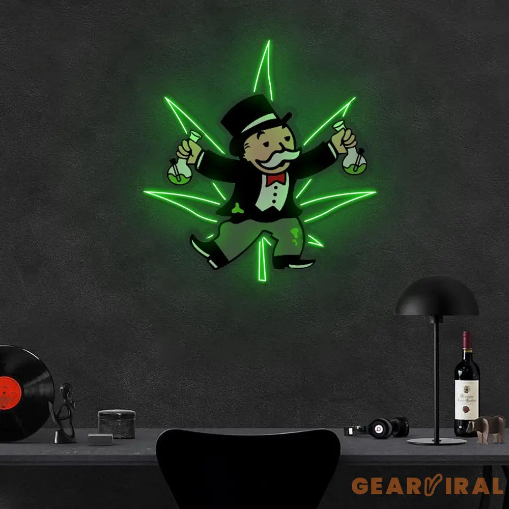 ’Bongopoly’ Neon x Acrylic Artwork