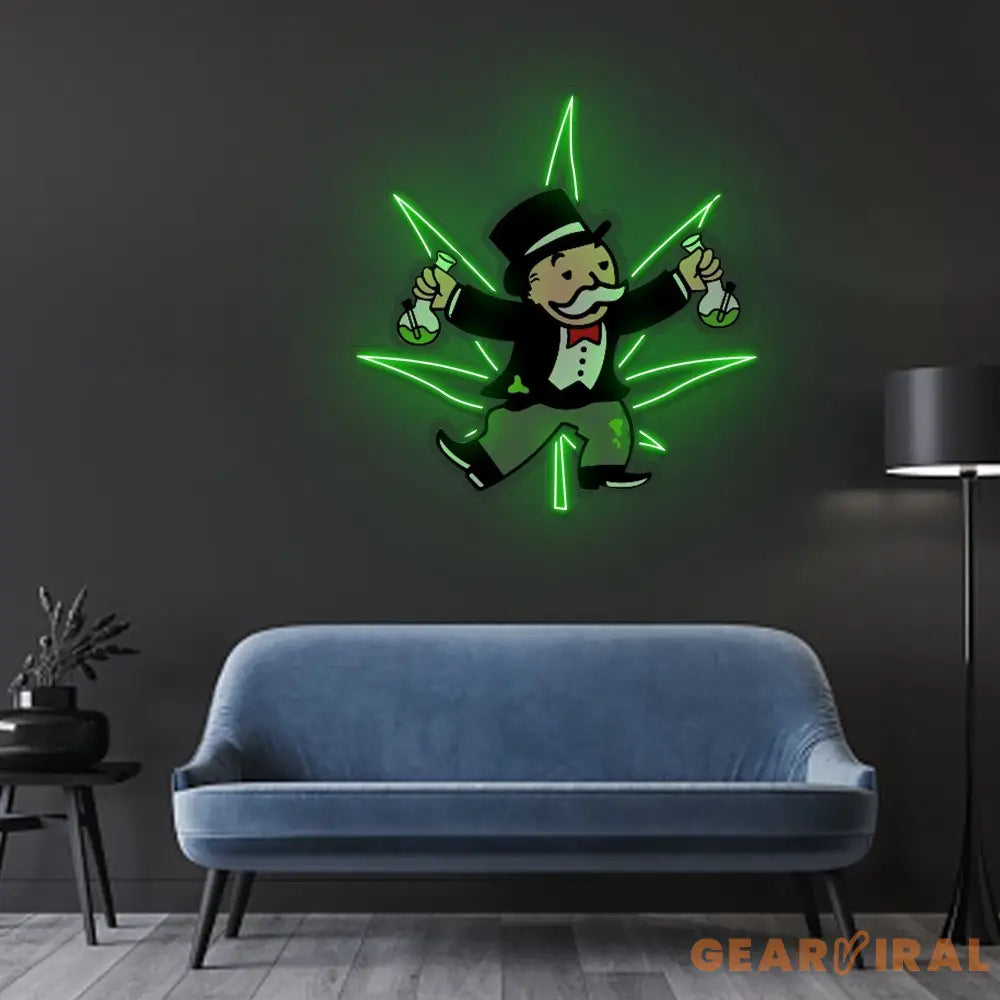 ’Bongopoly’ Neon x Acrylic Artwork