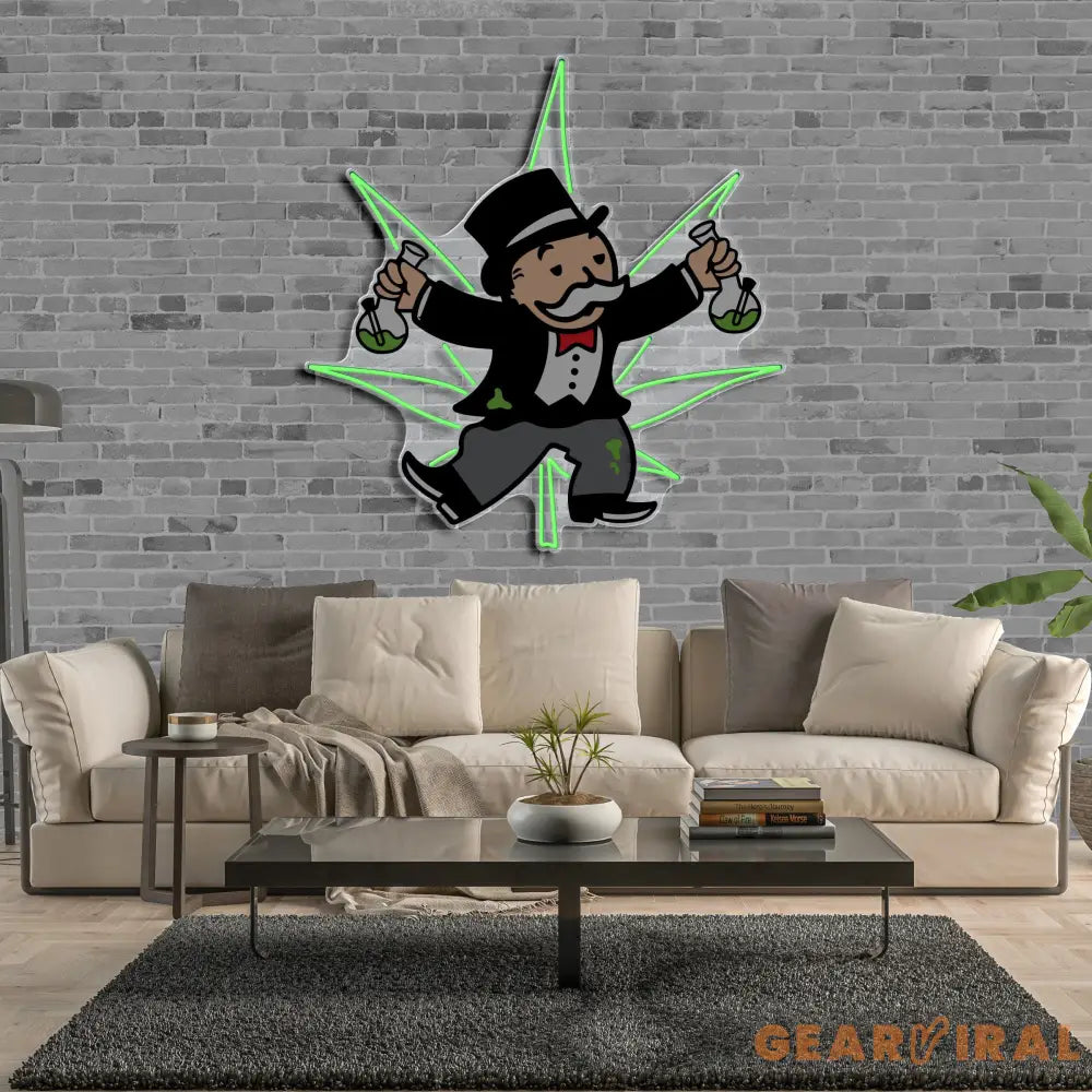 ’Bongopoly’ Neon x Acrylic Artwork