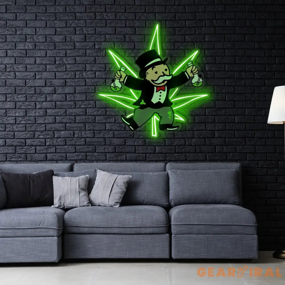 ’Bongopoly’ Neon x Acrylic Artwork