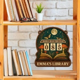 Books Read Tracker, Books Read This Year, Bookish Decor, Bookshelf Counter with Name, Custom Reader Gift, Birthday Gift for Book Lover