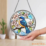 Brave the Dark Glass Suncatcher Fourth Wing Fantasy Ornament,Xaden Riorson Dragon Decor,Bookish Gift for Her Fan Art