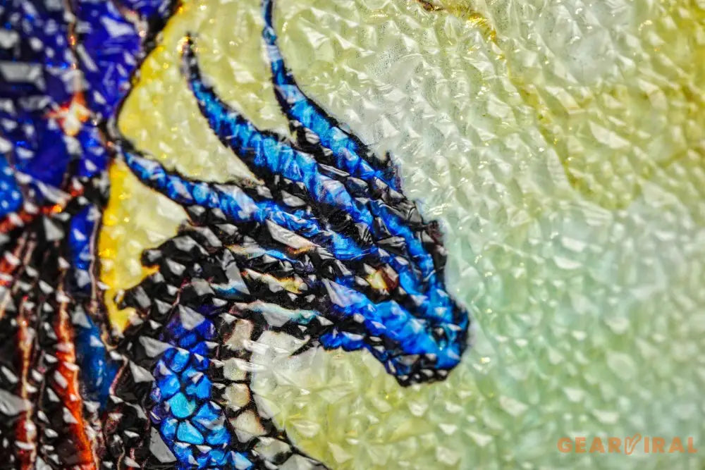 Brave the Dark Glass Suncatcher Fourth Wing Fantasy Ornament,Xaden Riorson Dragon Decor,Bookish Gift for Her Fan Art