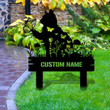Buffterfly Cat Loss Stake, Cat Memorial Plaque, Cat Grave Marker, Personalized Cat Garden Sign, Pet Loss Gift, Remembrance Stake, Sympathy