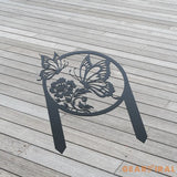 Butterfly Garden Stake Sign - Mother’s Day Gift - Outdoor Gift Idea For Mom - Metal Powder Coated Butterfly Yard Sign