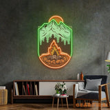 Campfire LED Neon Sign Light Pop Art
