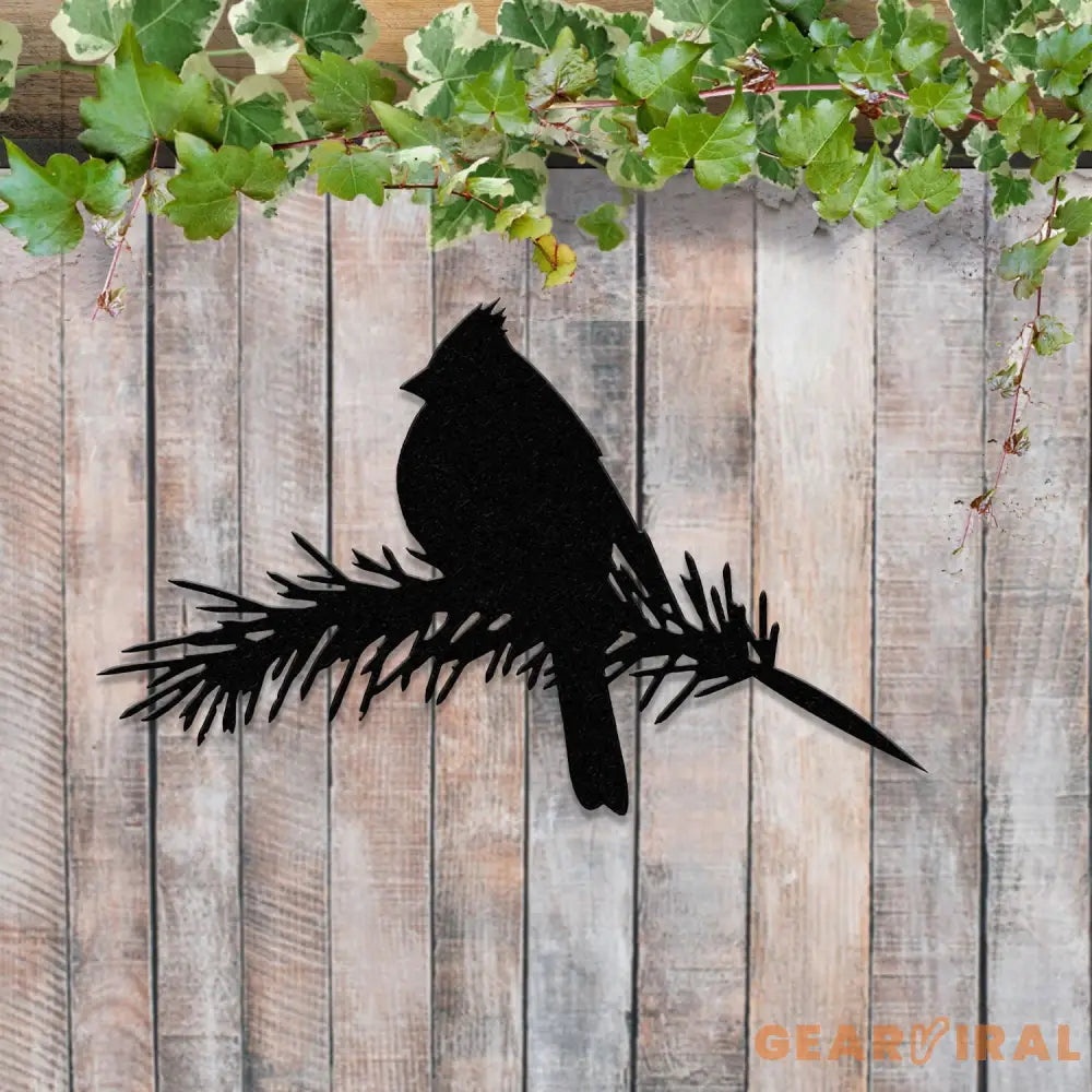 Cardinals Metal Bird Yard Garden Art Metal Yard Art Tree sign Memorial Sign Bird Lover Gifts Patio Decor Christmas Gifts