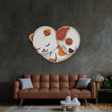 Cat&Dog Friendship LED Neon Sign Light Pop Art
