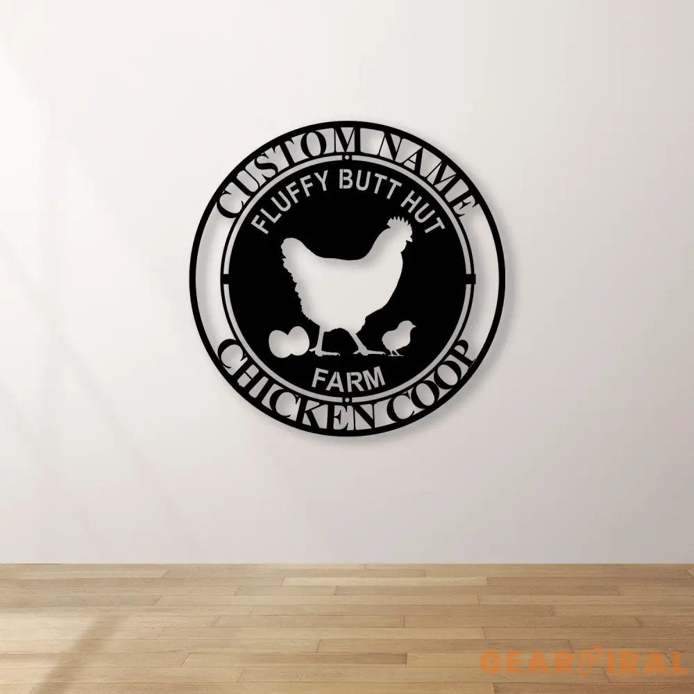Chicken Coop Sign Custom Hen House Sign Personalized Chicken Coop Sign Name Metal Chicken Coop Sign Personalized Chicks