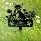 Chihuahua Memorial Stake Sign Personalized - Chihuahua Pet Grave Markers Sign - Sign With Stake - Pet Loss Gift