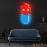 ’Chill Pill’ Neon x Acrylic Artwork