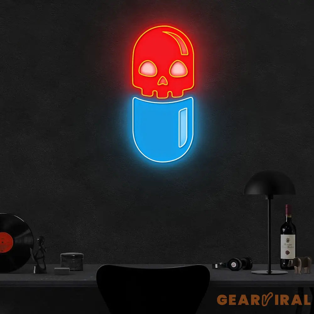 ’Chill Pill’ Neon x Acrylic Artwork