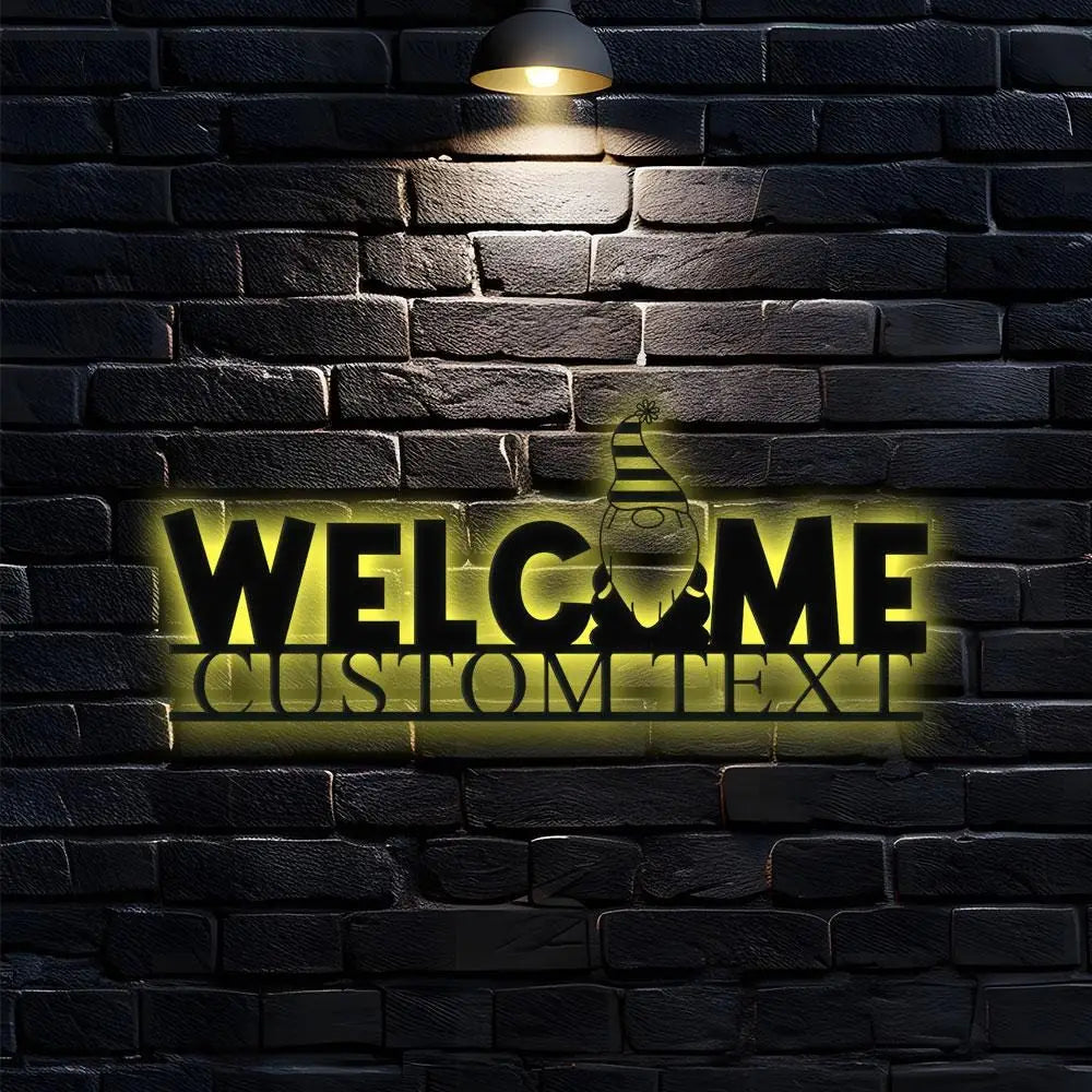 Christmas Custom Name Metal Sign Name Sign Personalized Split Letter Last Name Halloween Sign,Outdoor Door Monogram