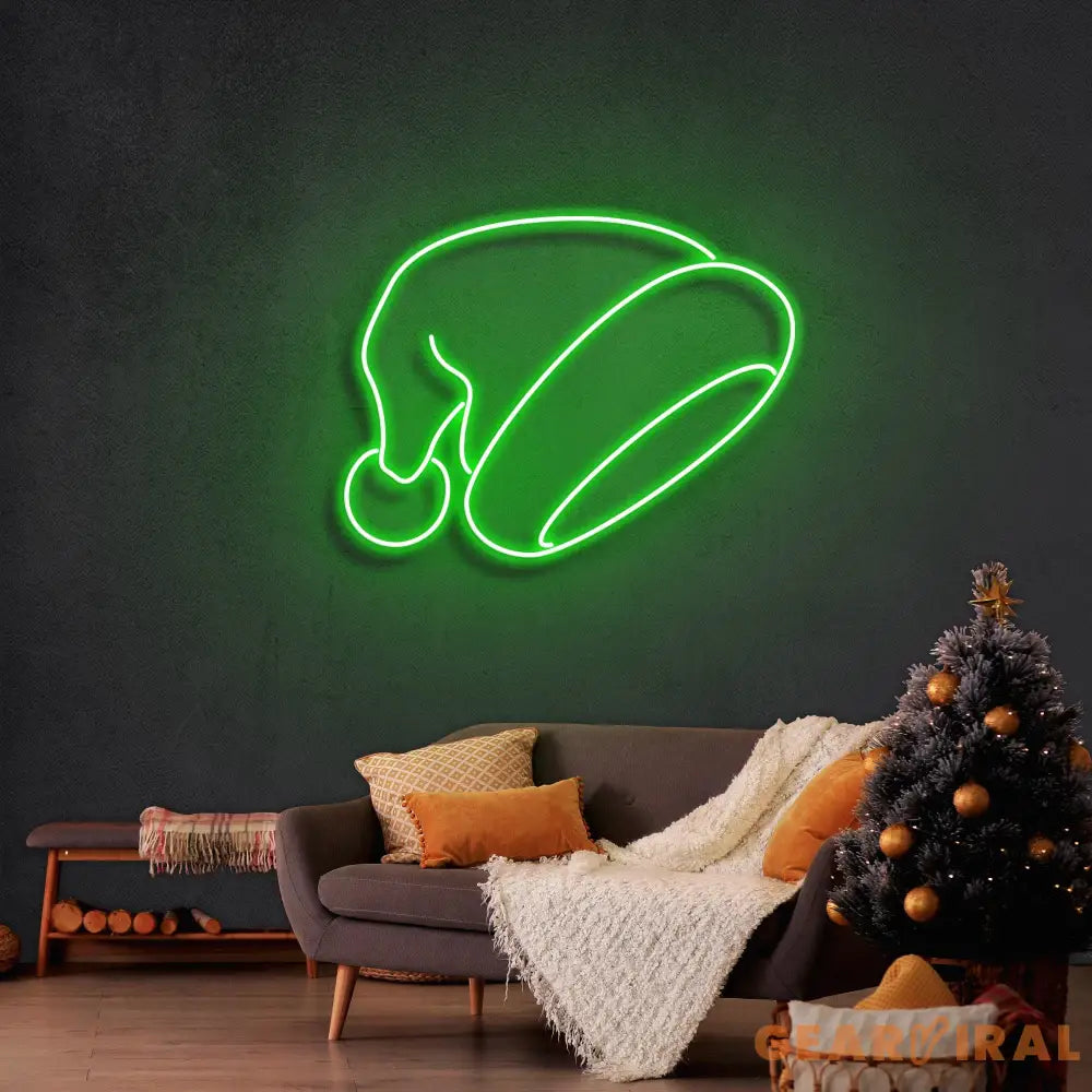 Christmas Hat Neon Sign