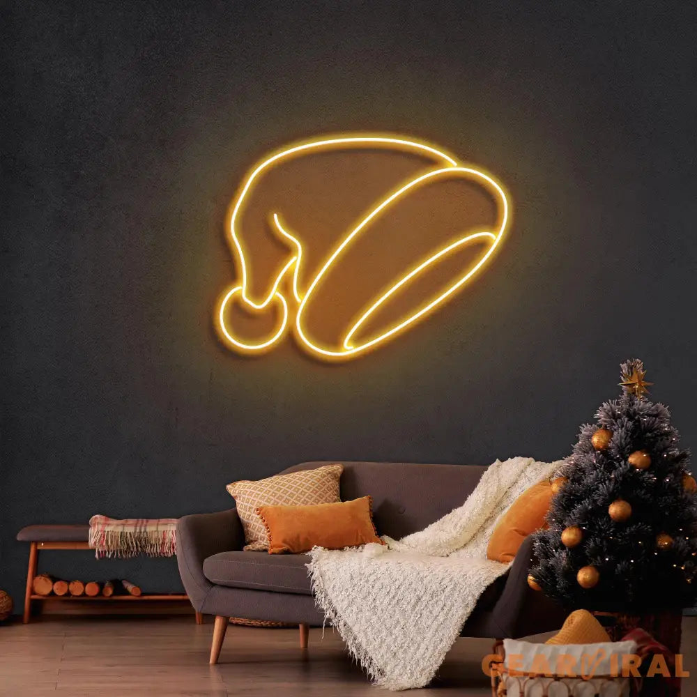 Christmas Hat Neon Sign