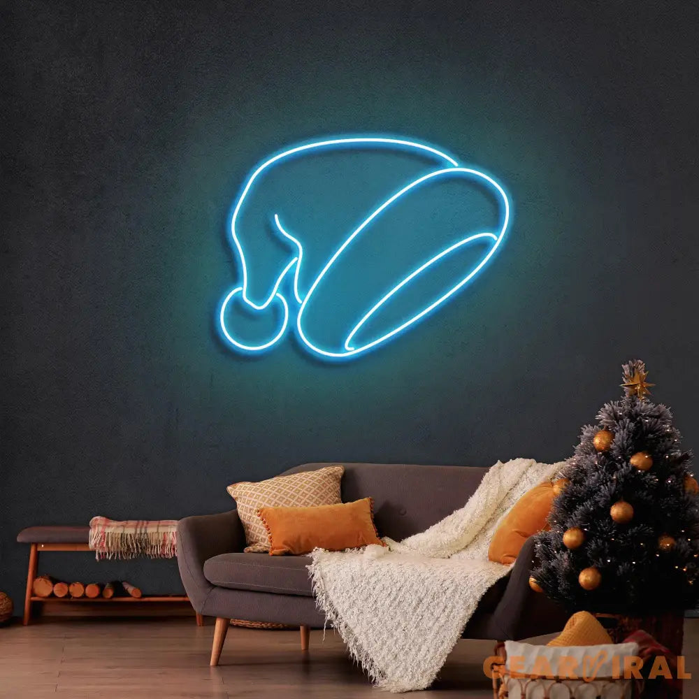 Christmas Hat Neon Sign