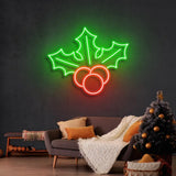 Christmas Holly Flex Neon Sign