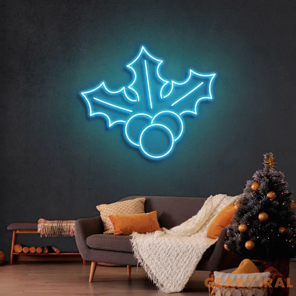 Christmas Holly Flex Neon Sign
