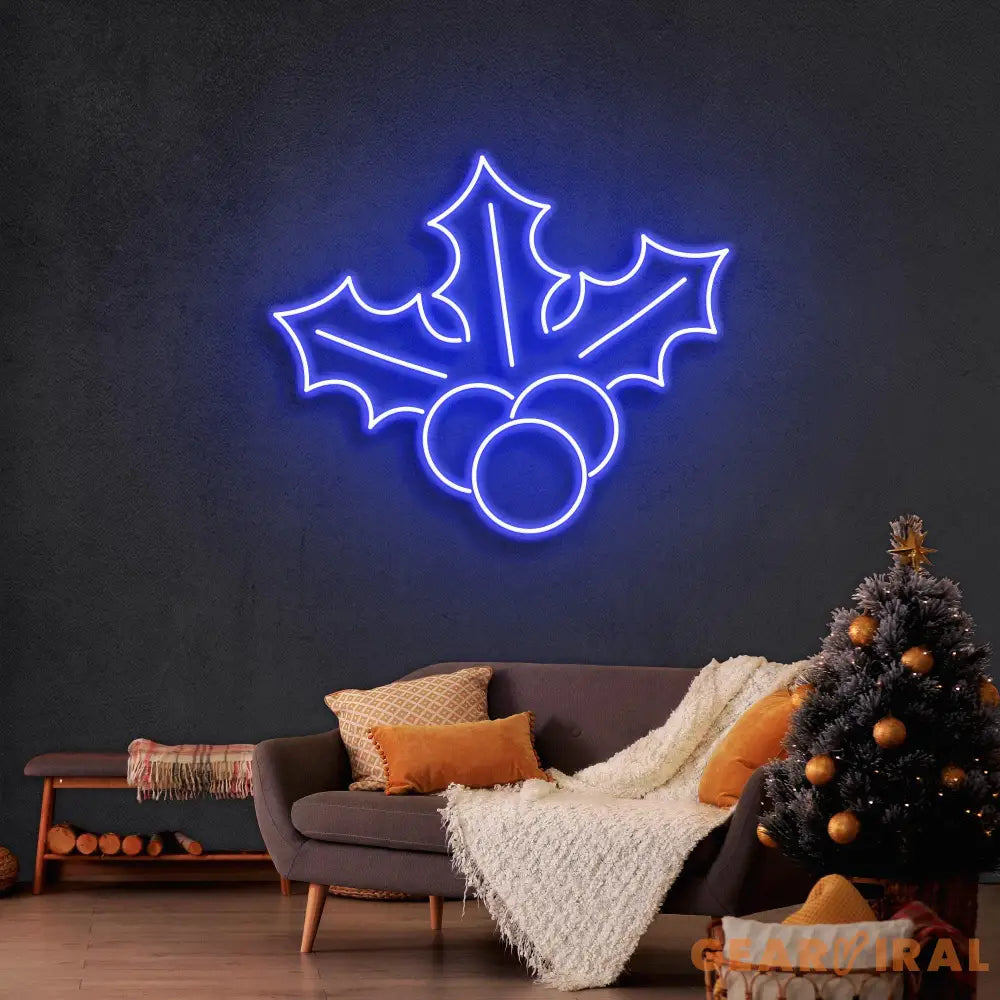 Christmas Holly Flex Neon Sign