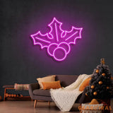 Christmas Holly Flex Neon Sign