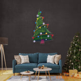 Colorful Christmas Tree LED Neon Acrylic Artwork
