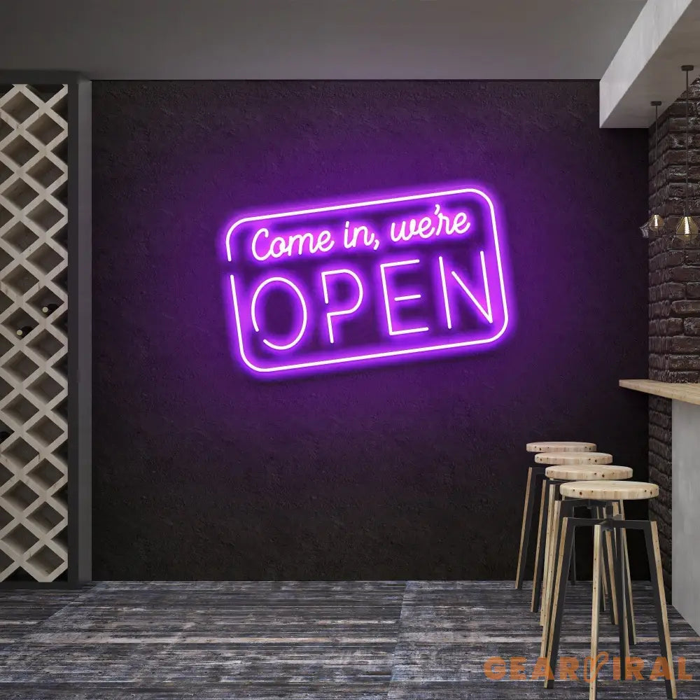Come In We’re Open 2 Led Neon Sign Light