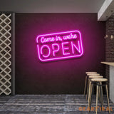 Come In We’re Open 2 Led Neon Sign Light