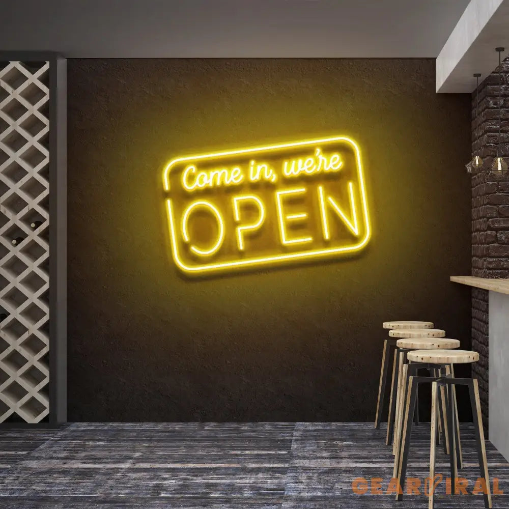 Come In We’re Open 2 Led Neon Sign Light