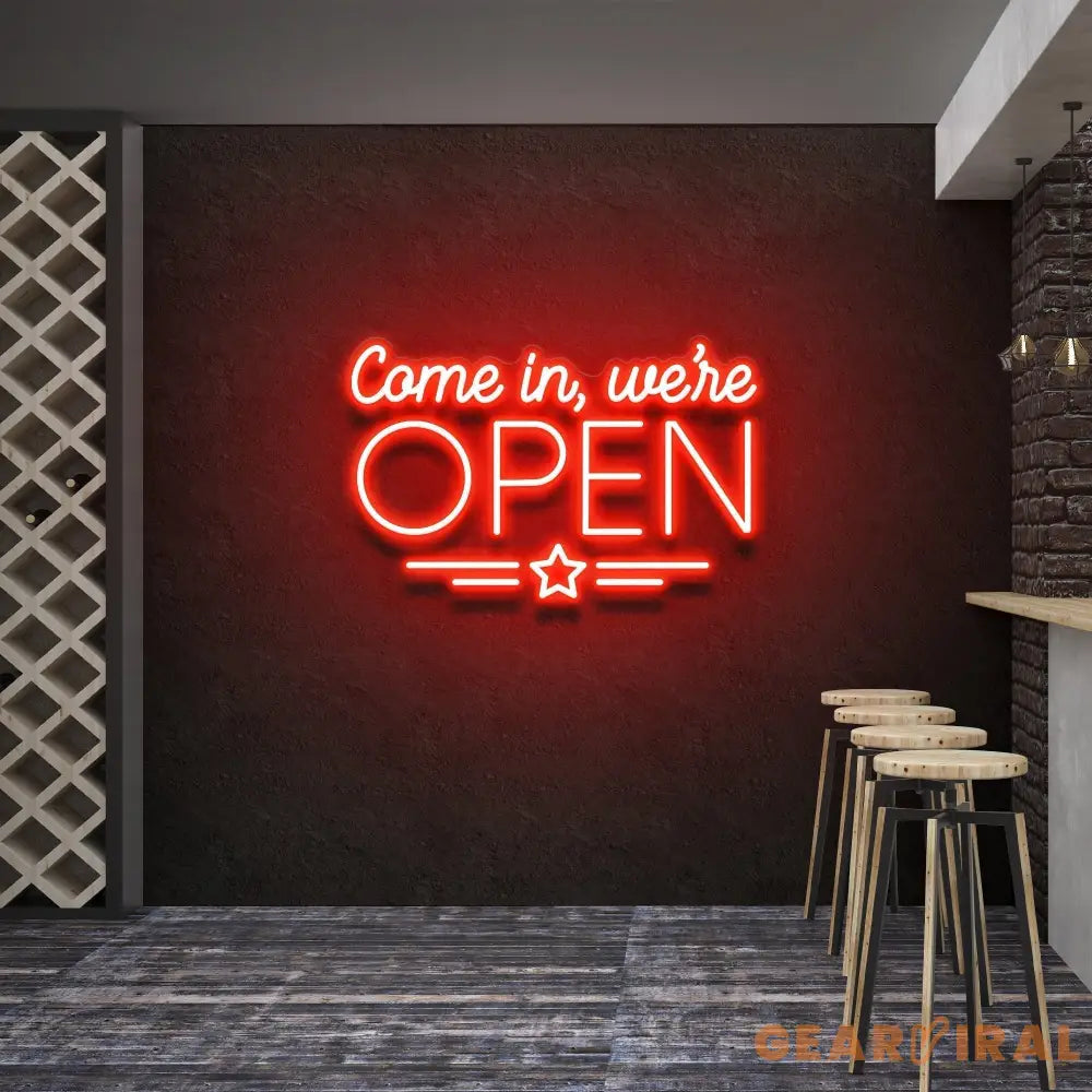Come In We’re Open Led Neon Sign Light