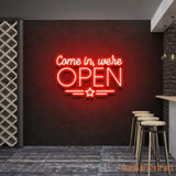 Come In We’re Open Led Neon Sign Light